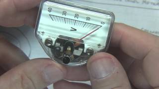 235 Basics of Analog Panel Meters  Analog meter movements  DArsonval [upl. by Blain]