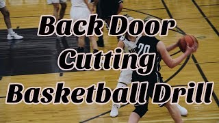 Back Door Cutting  Basketball Drill [upl. by Igiul]