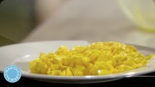 Fluffy Scrambled Eggs  Martha Stewart [upl. by Aikemaj]