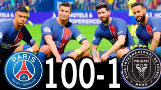 FIFA 25 MESSI RONALDO NEYMAR amp MBAPPE  ALL STARS  PSG 1000 MANCHESTER CITY fc25 [upl. by Diana]