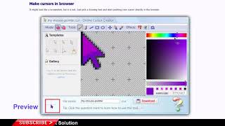 How to Create Custom Mouse Cursor in Windows 10 [upl. by Behlke]