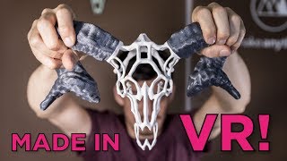 VR Sculpting and 3D Printing a Ram Skull with Kodon [upl. by Hillell132]