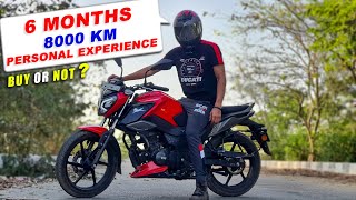 TVS Raider 125  After 6 Months Ownership Review  खरीदने लायक है या नहीं [upl. by Prud373]