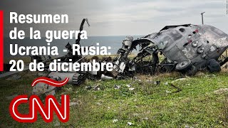 Resumen en video de la guerra Ucrania  Rusia 20 de diciembre [upl. by Rehpotsirhc]