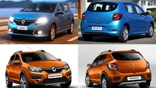 TEST RENAULT SANDERO PRIVILEGE Y STEPWAY PRIVILEGE  AUTO AL DÍA 2282015 [upl. by Riebling]