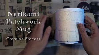 Making Nerikomi Pottery Mug  Part1 [upl. by Lednik]