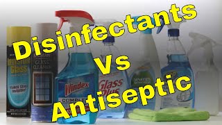 Disinfectant vs Antiseptic [upl. by Nannoc419]