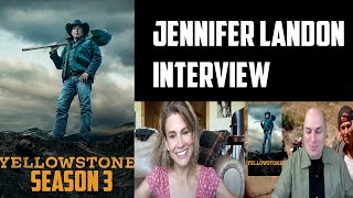 Jennifer Landon Interview  Yellowstone Season 3 Paramount Network [upl. by Aguste108]