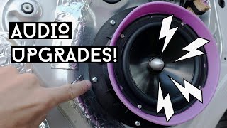 The T5 Project  Day 9  Audio Upgrades  How to install tweeters and door speakers in a VW T5 [upl. by Asserrac227]