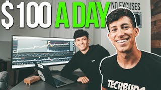 HOW TO MAKE 100 A DAY AS A BEGINNER INVESTOR [upl. by Aynuat]