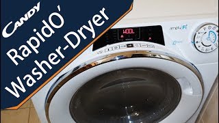 Candy RapidO washer dryer  Overview amp Test [upl. by Harvey]