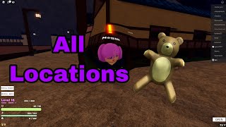 CODES All Teddy Bear Locations  Slayers Unleashed [upl. by Doe]