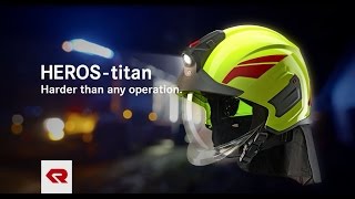 HEROS Titan firefighting helmet  Rosenbauer [upl. by Nit16]