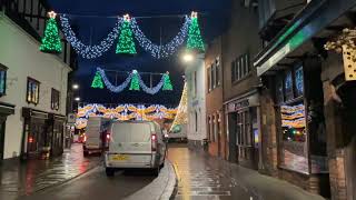 Xmas Lights StratforduponAvon [upl. by Lehcir464]