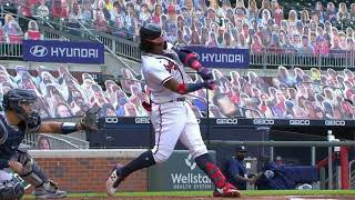 Ronald Acuna Jr Slow Motion Baseball Swing Hitting Mechanics [upl. by Webb]