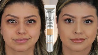 NEW AT THE DRUGSTORE LOréal TRUE MATCH EYE CREAM IN A CONCEALER  REVIEW  FULL DAY WEAR TEST [upl. by Ellehsim608]