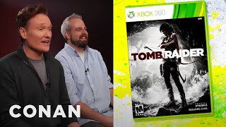 Conan OBrien Reviews quotTomb Raiderquot  Clueless Gamer  CONAN on TBS [upl. by Pickar]