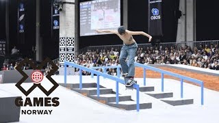 Jagger Eaton wins Men’s Skateboard Street silver  X Games Norway 2018 [upl. by Casimir307]