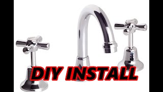 Replacing bathroom taps DIY Its easy [upl. by Janek605]