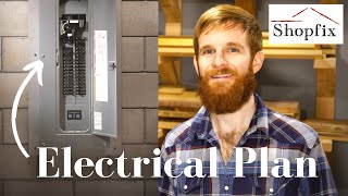 Electrical Wiring for Woodshop  How to Start a Woodshop [upl. by Yrokcaz]