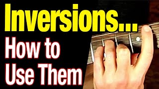 Inverted Guitar Chords  Guitar chord inversions explained [upl. by Kiah34]