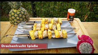 Rezept Drachenfrucht Spieße  Daughter and Dads Sizzlezone [upl. by Leuqim698]