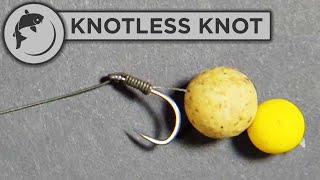 How To Tie a Knotless Knot or Hair Rig [upl. by Eittap]