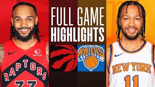 RAPTORS at KNICKS  FULL GAME HIGHLIGHTS  January 20 2024 [upl. by Golliner]