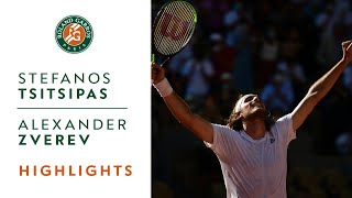 Stefanos Tsitsipas vs Alexander Zverev  Semifinal Highlights  RolandGarros 2021 [upl. by Owen]