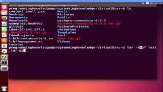 How to Extract a targz File in Linux using Terminal [upl. by Londoner]