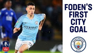 Phil Foden Scores His First Home City Goal  Man City 20 Rotherham  Emirates FA Cup 201819 [upl. by Spike]