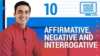 AULA DE INGLÊS 10 Affirmative negative and interrogative  Felipe Dib [upl. by Towrey961]