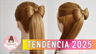 PEINADOS FACILES con TRENZAS LAZO para NIÑAS [upl. by Tomaso]