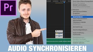 Audio synchronisieren Premiere Pro in zwei Schritten [upl. by Ayal]