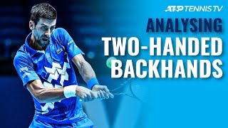 Analysing ATP Tennis Players TwoHanded Backhands 🧐 [upl. by Ryley]