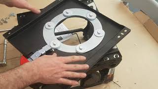 REVIEW amp INSTALLATION of Swivel Seat Base in Camper Motorhome CTA [upl. by Kristianson]