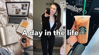 What A day in the life of a high school senior looks like vlog [upl. by Neiv]