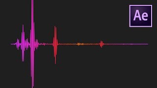 Audio Waveform Visualization Effect After Effects [upl. by Luapnaes]