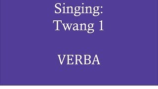 Singing Twang exercise 1 [upl. by Levitus]