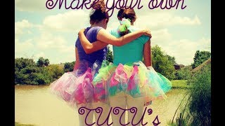 How to make SIMPLE NOSEW TUTUS For Adults and Children [upl. by Ehcnalb195]