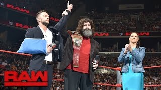 Finn Bálor relinquishes the WWE Universal Championship Raw Aug 22 2016 [upl. by Correna]