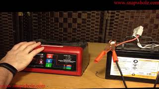 Harbor Freight CenTech 50102 12v Battery Charger Review and Use Demonstration [upl. by Julis532]