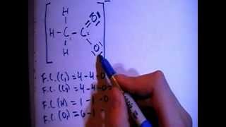 Acetate Ion C2H3O2  Lewis Dot Structure [upl. by Nnaael]