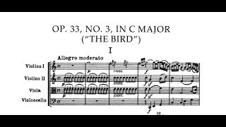 Haydn Quartet in C Op 33 No 3 quotThe Birdquot Score [upl. by Marissa]