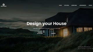 Website Landing Page Design  Using CSS amp HTML [upl. by Andrews]