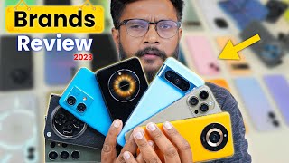 All Smartphone Brands Review in India  2023 Reality [upl. by Irolav]