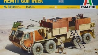 135 italeri HEMTT gun truck finished and christmas haul [upl. by Josefa]