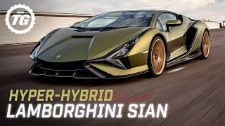 Chris Harris vs the Lamborghini Sián an 807bhp 217mph V12 hybrid  Top Gear Series 30 [upl. by Litton]