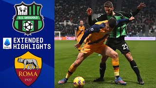 Sassuolo vs Roma Extended Highlights  Serie A  CBS Sports Golazo [upl. by Kerman]