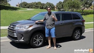 2018 Toyota Highlander XLE AWD Test Drive Video Review [upl. by Suiramaj792]